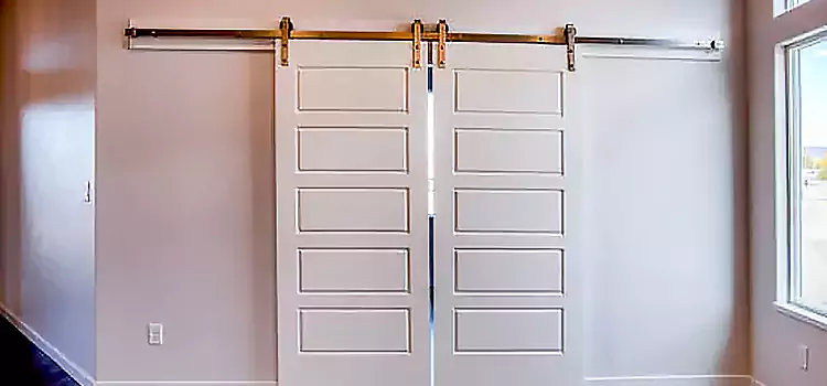 Glass Barn Door with Installation Hardware Kit Yucaipa