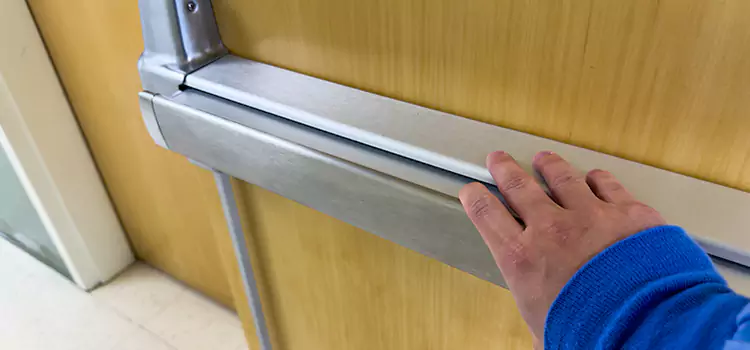 Installing a Push Bar on a Door Yucaipa